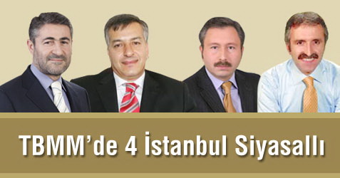 TBMM'DE 4 İstanbul Siyasallı