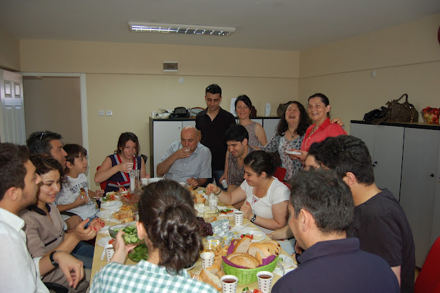 Dereceye giren 2012 mezunları ile kahvaltı