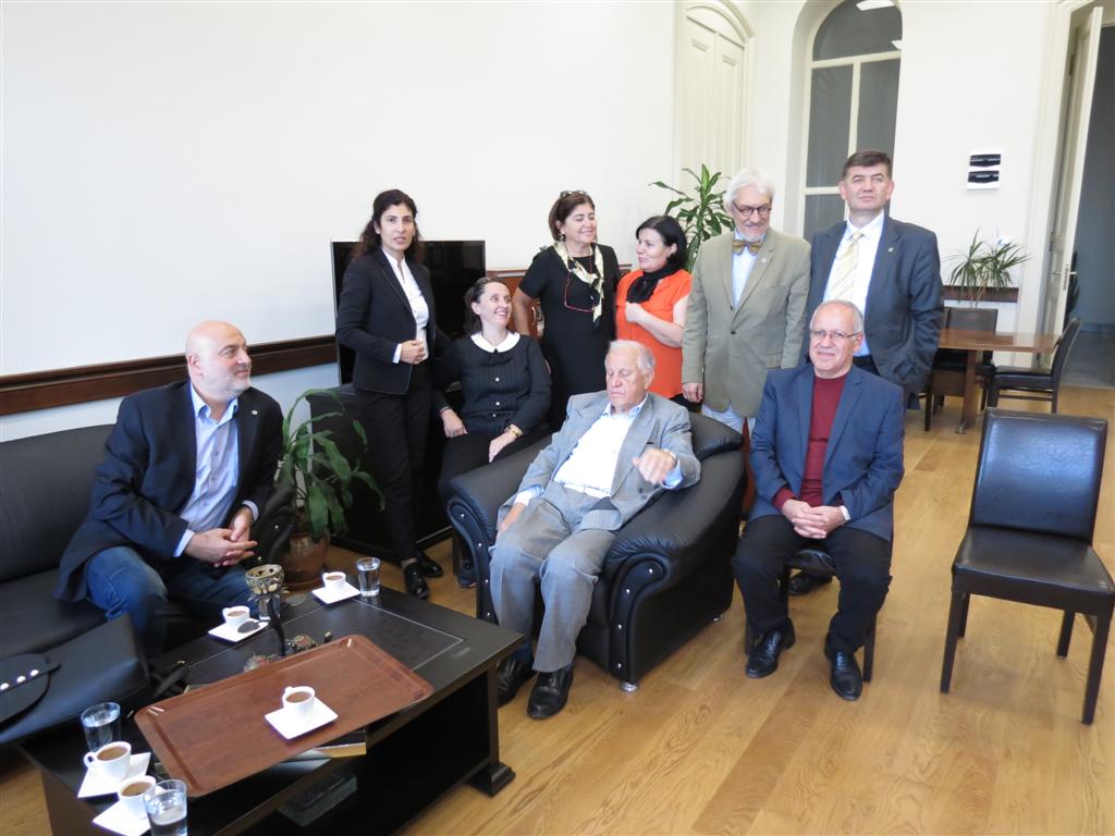 Fakültemiz Kurucu Hocalarından Ali Ülkü Azrak ile Fakülte ziyareti