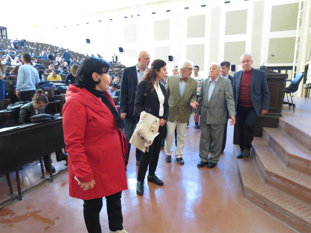 Fakültemiz Kurucu Hocalarından Ali Ülkü Azrak ile Fakülte ziyareti