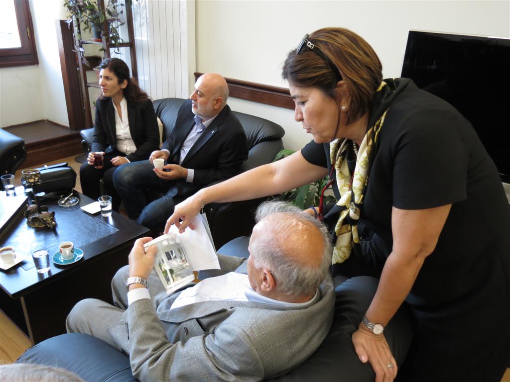 Fakültemiz Kurucu Hocalarından Ali Ülkü Azrak ile Fakülte ziyareti