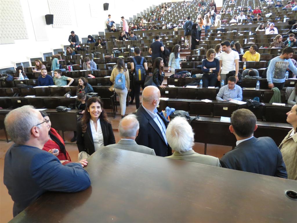 Fakültemiz Kurucu Hocalarından Ali Ülkü Azrak ile Fakülte ziyareti